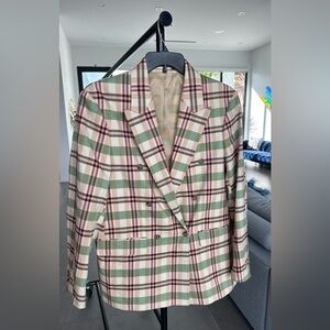 Stylish Plaid Blazer for Men